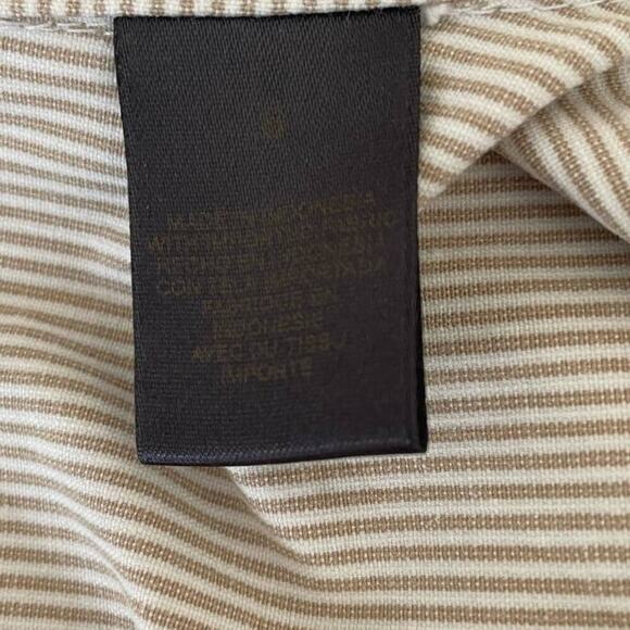 Liz Claiborne Women Cotton Jacket 6 Pin Stripe Lightweight Chic Preppy Retro Y2K - Picture 3 of 12